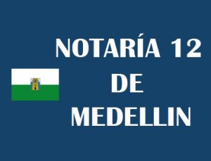 notaría 12 Medellín