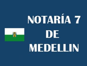 notaría 7 Medellín
