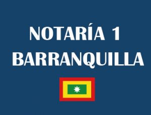 notaría 1 Barranquilla