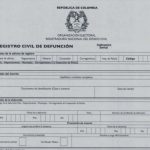 Registro civil de defunción